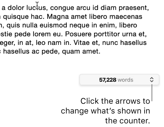 find character count in word for mac